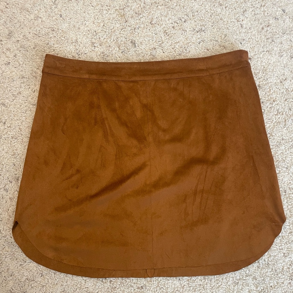 Forever 21 faux suede mini skirt